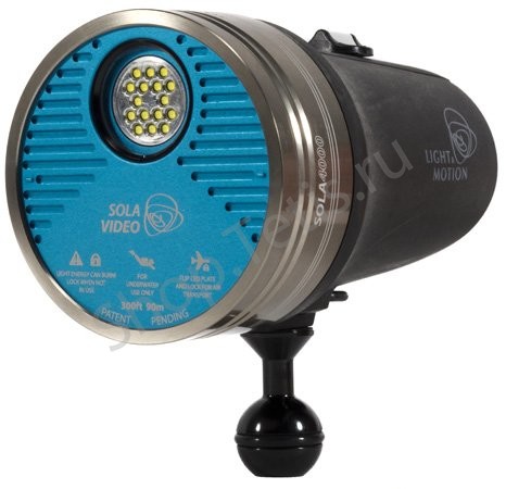 Комплект фонарь подводный SOLA VIDEO 4000 - 2 шт, фильтр - 2 шт, кейс