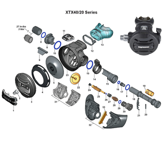AX AP5015 Эмблема APEKS крышки дыхательного автомата TX50,  ATX 50, 100 и 200