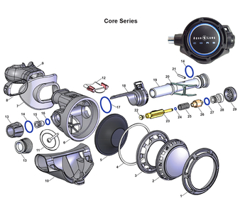 SP 128606 Внутренняя часть клапана 2-й ступени Calypso/Titan с быстроразъемным соединением
