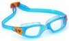 PH EP2880031LB Очки для плавания Tiburon kid (голубые линзы), clear/lime buckles