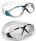 AS MS5050010LMB(MS1730010LMB) Очки для плавания Vista (голубые зер линзы Titanium), clear/grey