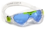 AS MS5080309LC (MS1740309LC) Очки для плавания Vista jr (прозрачные линзы), green/white