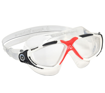AS MS1750902LC Очки для плавания Vista Lady (прозрачные линзы), white/pink/silver