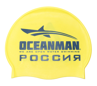 AS OM00300 Шапочка для плавания Ocaenman_Moscow, blue