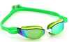 PH EP1310703LMV Очки для плавания Xceed (зеленые, зеркальные линзы), bright yellow/bright green