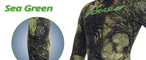 SB SPWE277G0M Гидрокостюм Sea Green 3D Camo, 7mm, куртка, р.M