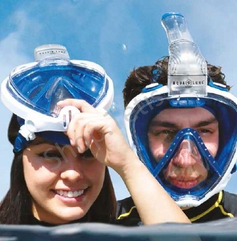 Полнолицевая маска для сноркелинга Smart Snorkel Aqua Lung Sport