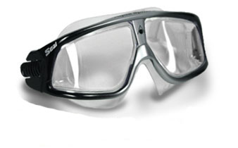 очки полумаска для плавания SEAL