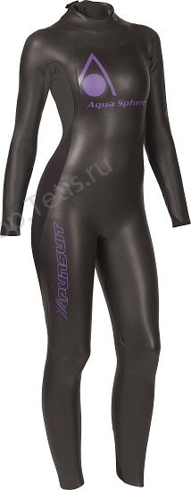 женский гидрокостюм Pursuit для фридайвинга, триатлона, серфинга и плавания AquaSphere Италия