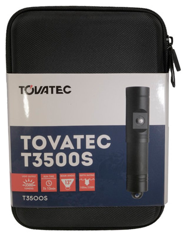 Фонарь двухсредный аккумуляторный TOVATEC 3500S (3500 люмен)