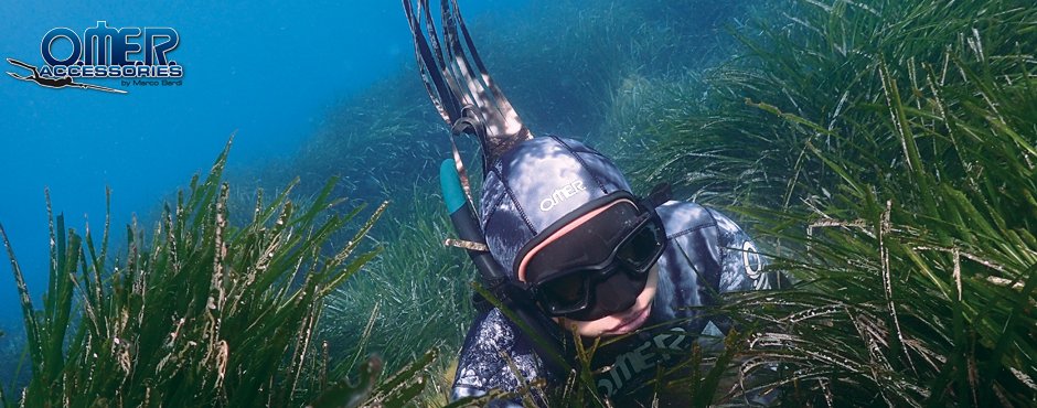 Неопреновые "водоросли" для маскировки подводного охотника OMER