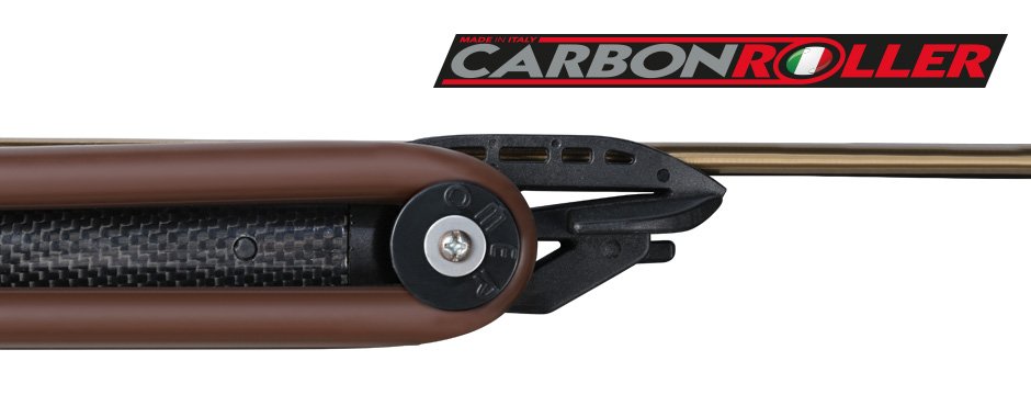 Карбоновое ружье OMER для подводной охоты Cayman Roller Carbon длины 75, 90, 100, 110 и 130 см.