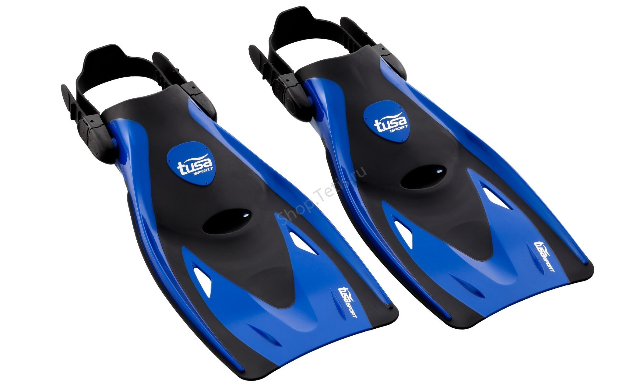 Ласты короткие регулируемые для плавания Tusa Sport Black Series