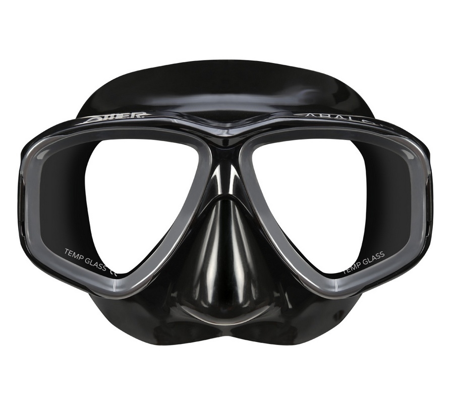 маска для подводной охоты с диоптриями бушат