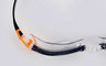 PH EP2860008LD Очки для плавания Tiburon (темные линзы), clear/orange buckles