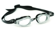 PH EP1121501LC Очки для плавания K180 (прозрачные линзы), silver/black